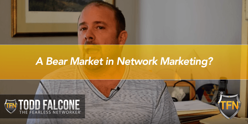 A Bear Market in Network Marketing?