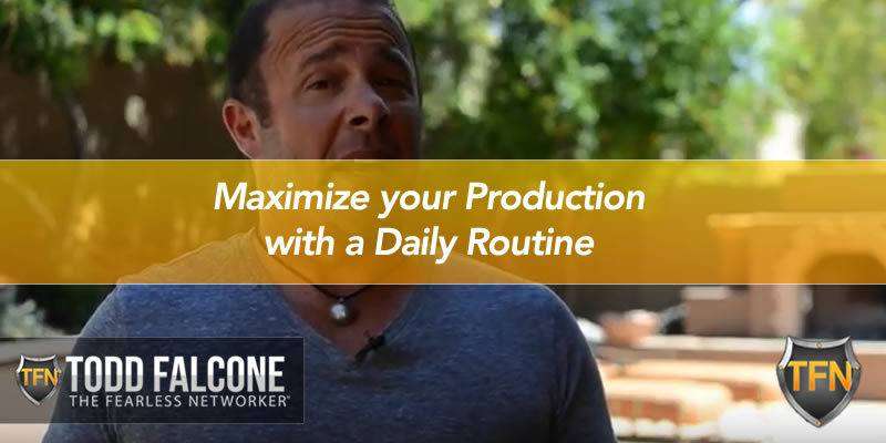 Maximize your Production with a Daily Routine