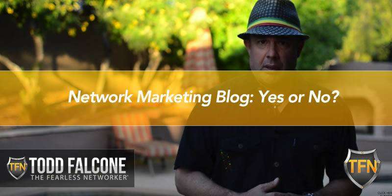 Network Marketing Blog: Yes or No?