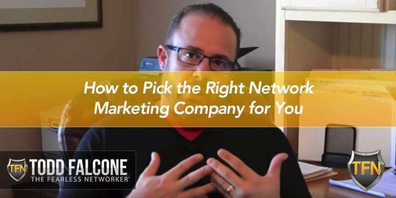 How to Pick the Right Network Marketing Company for You