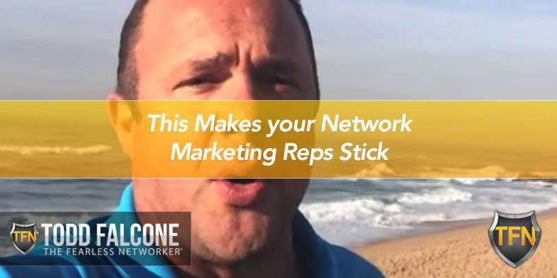 This Makes your Network Marketing Reps Stick